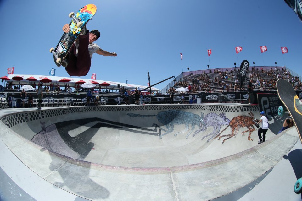 After a 7 year break from skateboarding Hanna Zanzi blew up the final to take the title  Photo: Anthony Acosta</span>