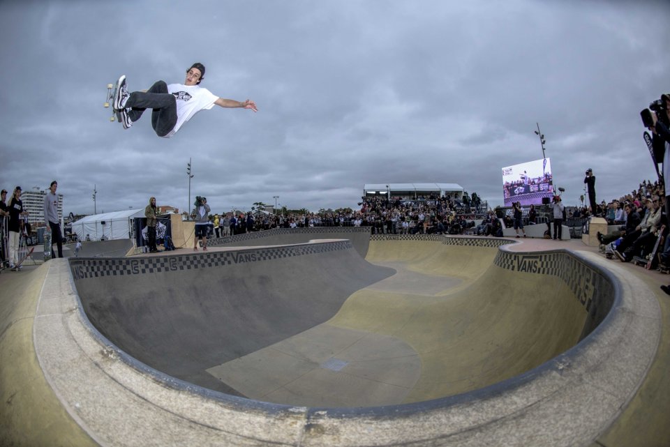 Cory Juneau working it at the first qualifyer of 2016 at St Kilda Skatepark, Melbourne, Australia  Photo: Sky Guyatt / Transition Photography</span>